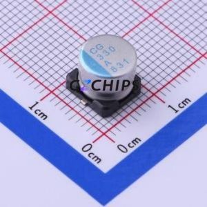 PCG1A331MCL1GS Solid Capacitor SMD,D8xL7mm ( Capacitance: 330uF )( Precision: 20% Rated Voltage: 10V ) - Product Image 1