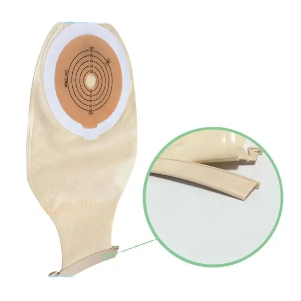 One Piece Stoma Colostomia Pouch 60mm Colostomy Bag Price With Hydrocolloid Material Cover