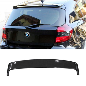 Aileron de toit arrière en fibre de carbone de haute qualité pour <span class=keywords><strong>BMW</strong></span> Série 1 E87 120i <span class=keywords><strong>135i</strong></span> <span class=keywords><strong>5</strong></span> <span class=keywords><strong>portes</strong></span> Hatchback 2004-2011, aileron supérieur de la vitre arrière - Product Image 1