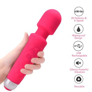Masturbadores femeninos de frecuencia con 10 vibraciones, productos sexuales para adultos, estimulador erótico de clítoris, Juguetes sexuales para parejas, varita AV, vibrador masajeador - Product Image 3