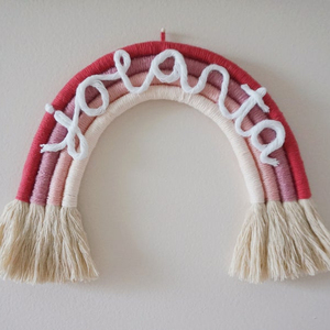 Cuerda Arcoíris Hecha a Mano con Envoltura de Cuerda - Product Image 1