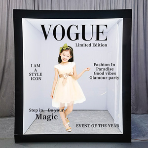 Boîte Photo Personnalisée Sier pour Intérieur 2026 – Vente Flash – Cabine <span class=keywords><strong>Selfie</strong></span> Portable en Verre Transparent - Product Image 5