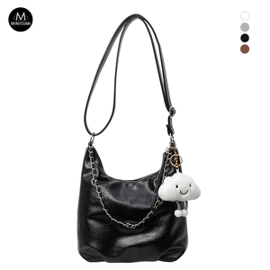 Bolso Tote de PU Suave Directo de Fábrica con Colgante, <span class=keywords><strong>Bolsos</strong></span> de Hombro Cruzados para <span class=keywords><strong>Mujer</strong></span> - Product Image 3