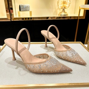 Tacones <span class=keywords><strong>de</strong></span> PU con Cordones y Punta Puntiaguda para Aumentar la Estatura, Elegantes, <span class=keywords><strong>de</strong></span> <span class=keywords><strong>Estilo</strong></span> Moderno y <span class=keywords><strong>de</strong></span> Tacón Alto para Bodas y Fiestas - Product Image 3