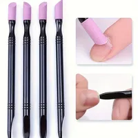 Lime à ongles en plastique, pousse-cuticules, bâtonnets de ponçage, stylo pour nail art, dissolvant de cuticules, coupe-cuticules, polissoir, outils de manucure