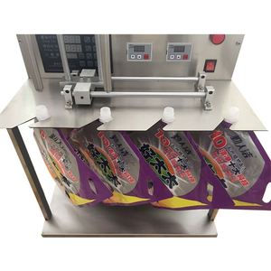 2 Heads Semi Automatic 17 Liter Doypack Soft Bag in <b>Box</b> Detergent Filling Bottle Packing Machine - Product Image 5