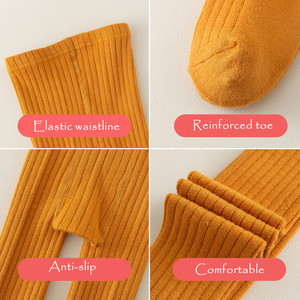 Nuovi Leggings per bambini caldi in lana spessa <span class=keywords><strong>a</strong></span> <span class=keywords><strong>righe</strong></span> verticali in tinta unita <span class=keywords><strong>collant</strong></span> in cotone invernale per ragazze - Product Image 6