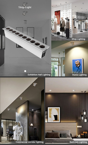 Projecteur linéaire magnétique moderne de haute qualité 4000K LED Downlight en aluminium 90mm sans bordure pour l'éclairage de salon de bureau - Product Image 5