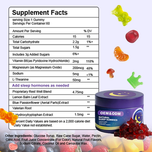 Extrait de Safran Gominolas 120 Gummies aux Champignons avec Ashwagandha - Gummies aux Champignons Magnésium Ashwagandha pour le Sommeil - Product Image 4