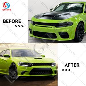 Chaoshenghang marque prix usine PP matériel brillant noir voiture pare-chocs avant Grill Grilles pour Dodge chargeur accessoires 2015-2021 - Product Image 4