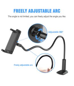Soporte Flexible para Tablet con Cuello de Cisne para Cama o Escritorio, 360° °   Soporte Ajustable para Tablet, Manos Libres, Compatible con iPad/Kindle/Switch/Galaxy Tabs - Product Image 5
