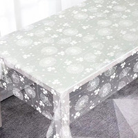 Nappe transparente en PVC imperméable de bonne qualité, nappe en PVC transparente, film en PVC transparent