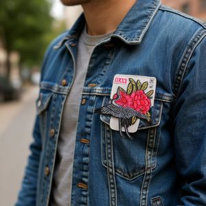 Patch thermoadhésif Ilan 10,5x9 cm pour vêtements - Product Image 3