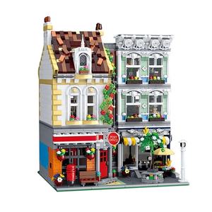 Creative URGE 10198 <strong>Post</strong> <strong>Office</strong> Street View Architecture Assemble Educational STEM <strong>Toys</strong> DIY Building Block Bricks Construct <strong>Toy</strong> - Product Image 1