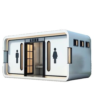 Toilettes portables en panneaux sandwich, design moderne, installation facile pour les attractions touristiques - Product Image 5
