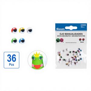 Peiyong Occhi Mobili Colorati da 6mm, 36 Pezzi per Progetti Fai-da-Te e Creatività Personale - Product Image 1