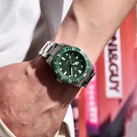 Nouvelle Montre de Luxe Rollstimi pour Homme 2025, Montre-Bracelet Mécanique Automatique NH35, Cadran Mat, Lunette en Céramique Lumineuse, Étanche 100M