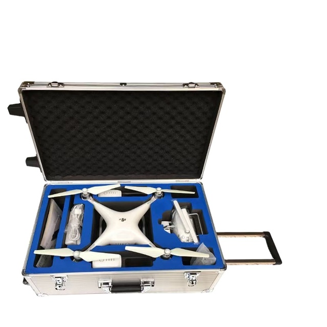 DJI Phantom 4th & 3rd Generation Aluminum Case Customizable Protective Portable Suitcase with OEM ODM Support Camouflage Coating