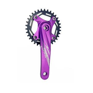 Juego de <span class=keywords><strong>Bielas</strong></span> para Bicicleta de Montaña XT, Cónico Cuadrado, 170 mm, Plato de 104 BCD con Dientes Desplazados, Kit de Conversión de Plato Único de 9/10/11 Velocidades - Product Image 3