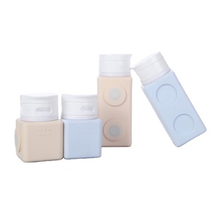 Thiết kế mới nhất với nam châm container rỗng Lotion dầu gội kem xà phòng điều hòa mỹ phẩm nước hoa Silicone du lịch chai - Product Image 1
