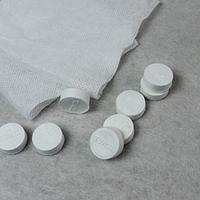 Individually Wrapped Compressed Travel Towels Soft Nonwoven Plaid Texture Disposable Hygienic Wipes Camping Hotel Bath Beauty