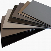 Panel Compuesto de Aluminio y Plástico Alucobond de 3/4 mm con Acabado Brillante en Color, Venta al por Mayor de Fábrica, Láminas ACM/ACP