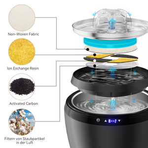 Fontaine à eau intelligente pour animaux de compagnie, température constante 40C, pour chats et chiens, en plastique, électrique, avec conception détachable, WF320 - Product Image 4