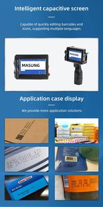 Imprimante à jet d'encre portable abordable MASUNG MS-CHP10 |   Imprimer des dates et des codes sur n'importe quelle surface - Product Image 4