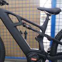 Cadre de vélo électrique en fibre de carbone à vendre, cadre en carbone pour VTT tout-terrain, cadre de vélo électrique à pneus larges