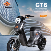 Moto électrique tout-terrain 1200W sans balais, 14 pouces, 60V, cadre en acier haute résistance, amortisseur hydraulique, 65 km/h