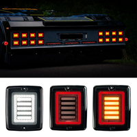 Feu arrière 24V pour camion et remorque, 4,3 pouces, lentille rouge, blanche, transparente ou foncée, avec feux de freinage et de position