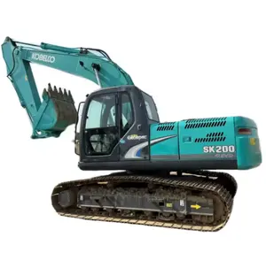 Excavadora mediana Kobelco libre de impuestos 20t SK 200 200-6 200-8 excavadora equipo de construcción