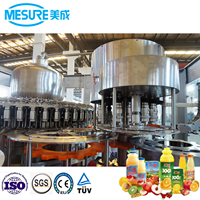 Remplisseuses de bouteilles en PET pasteurisées UHT saveur lait boisson laitière machine d'emballage de jus de fruits
