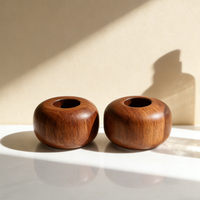 Bouchon de bouteille en plastique et en bois personnalisé de luxe pour diffuseur de parfum - Écologique et durable