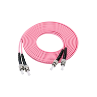Patch Cord de fibra óptica de alta velocidad OM4, salida DX SM MM de 1/2 "para equipos 4G 3G utilizados en sistemas FTTH para equipos de fibra óptica