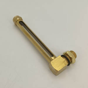 CNC Öl Wassertank L Form Kupfer Quarz rohr Füllstand anzeige M16x1.5 Länge 100mm Erhältlich auf Lager - Product Image 1