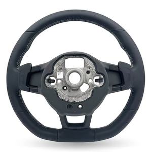 พวงมาลัยสปอร์ตหนังไมโครไฟเบอร์เหมาะสำหรับ <span class=keywords><strong>Volkswagen</strong></span> Golf MK7 GTI MK4 5 6 7 R line POLO GTE - Product Image 3