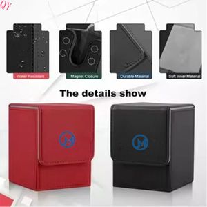 Q Y Wholesale PU Leather Deck Box With Magnetic Closure for Yugioh TCG Trading Card - Product Image 1