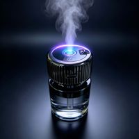 Diffuseur de parfum intelligent haut de gamme Mi Landa pour voiture, éclairage d'ambiance en verre style ciel étoilé, pulvérisation intelligente transfrontalière
