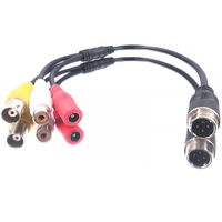 Câble adaptateur audio et vidéo pour caméra de bus, câble de transition pour connecteur d'aviation MDVR 4G GPS WIFI