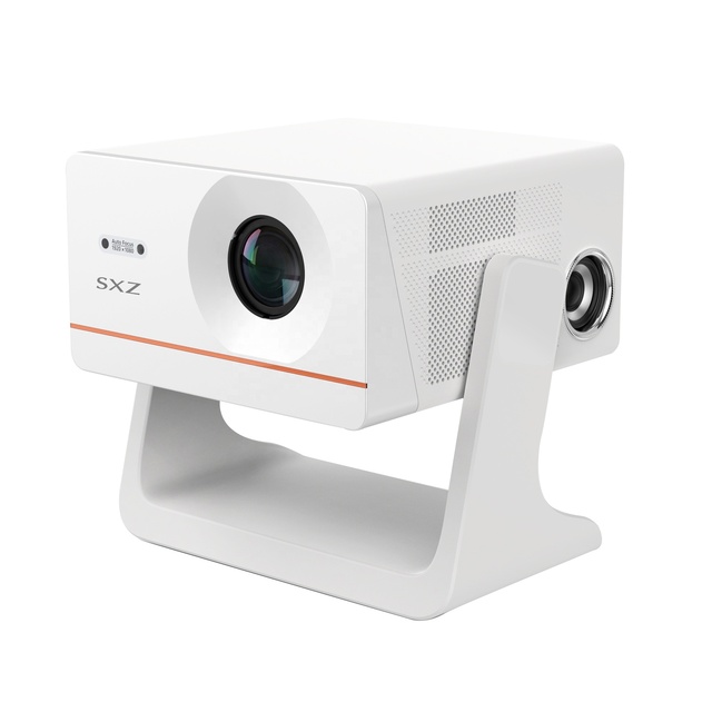 Mini Google-TV System Smart 1080P Projector WiFi BT Voice Control HiFi Stereo Audio Auto Focus 4K Supported Movie Projector
