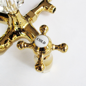 New Golden <strong>Wall</strong> <strong>Mounted</strong> Bathtub <strong>Shower</strong> Faucet Telephone Style <strong>Shower</strong> Bath <strong>Mixer</strong> <strong>Taps</strong> Top Selling - Product Image 6