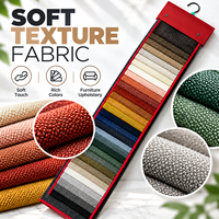 Tissu d'ameublement bouclé épais 100 % polyester personnalisé pour canapé, vente en gros