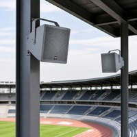 Haut-parleur de sonorisation JSL haute puissance à longue portée, 2 voies, avec woofer, étanche IP56, enceinte en PP pour stade, école, sirène extérieure