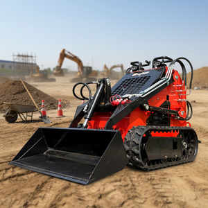 รถตักล้อยางแบบตีนตะขาบ Omitech ระดับไฮเอนด์ ปรับแต่งได้ ระบบไฮดรอลิก มาตรฐาน EPA เครื่องยนต์ดีเซล Kubota รับประกัน 3 ปี พร้อมบุ้งกี๋ Bosch ขนาด 0.15 ลูกบาศก์เมตร - Product Image 1