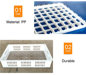 Cesta de incubadora amarela para cobertura, 88 ovos, cestas de cobertura, peças sobresselentes - Product Image 3