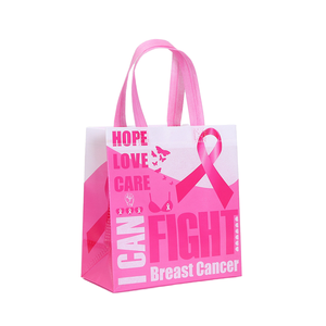 <span class=keywords><strong>Borsa</strong></span> Non tessuta rivestita all'ingrosso per il giorno degli <span class=keywords><strong>infermieri</strong></span> per il modello 3D stampato rosa <span class=keywords><strong>borsa</strong></span> da imballaggio portatile universale - Product Image 1