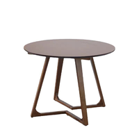 Table ronde en bois massif de style nordique, table à manger simple et moderne de style japonais, ensemble de chaises, table de réunion et table basse pour la maison