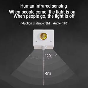 E27 220V 110V interrupteur <span class=keywords><strong>de</strong></span> lumière <span class=keywords><strong>sonore</strong></span> capteur <span class=keywords><strong>de</strong></span> <span class=keywords><strong>mouvement</strong></span> Pir interrupteur intelligent marche/arrêt automatique support <span class=keywords><strong>de</strong></span> lampe module <span class=keywords><strong>de</strong></span> <span class=keywords><strong>détecteur</strong></span> <span class=keywords><strong>de</strong></span> capteur <span class=keywords><strong>de</strong></span> plafond - Product Image 3