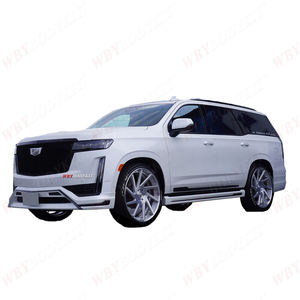 2020 עבור הסלמה cadillac האפס ערכות גוף חזית צד ספוילר אחורי עם דוושה חשמלית הרכבה ספוילר כנף מכונית bumpers - Product Image 3